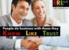 People Do Business with Those they Know, Like and Trust